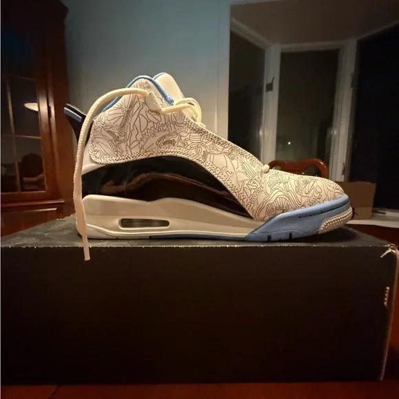 Air Jordan Dub Zero White/University Blue-Black